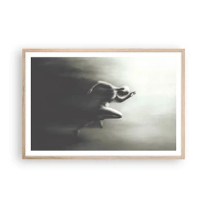 Póster en marco roble claro - Imparable - 91x61 cm