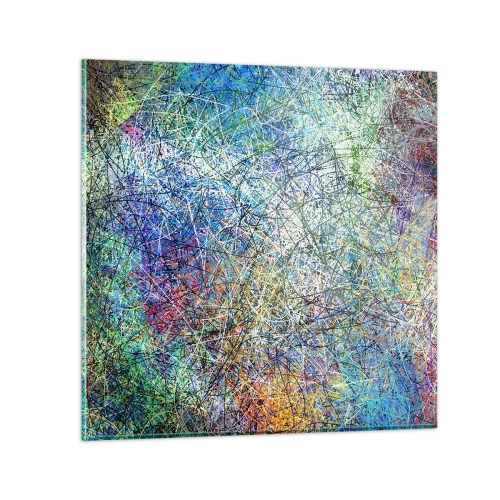 Cuadro sobre vidrio - Impresiones sobre Vidrio - No es tan fácil - 40x40 cm