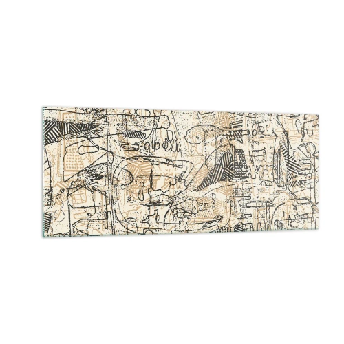 Cuadro sobre vidrio - Impresiones sobre Vidrio - A la espera de ser descifrado - 100x40 cm