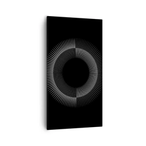 Cuadro sobre lienzo - Impresión de Imagen - Sol negro - 55x100 cm