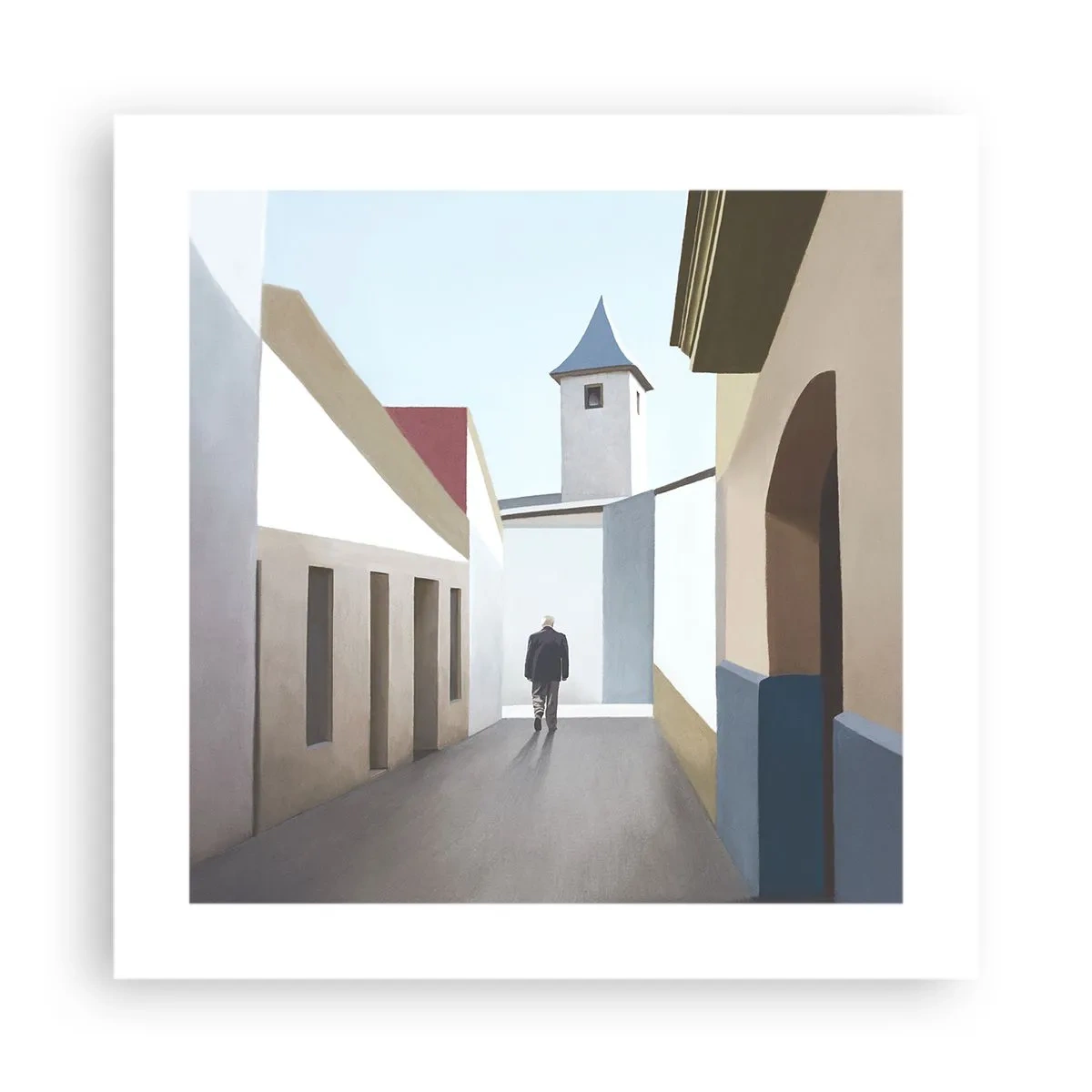 Póster - Paseo soleado - 40x40 cm