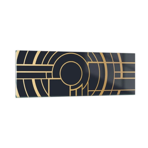 Cuadro sobre vidrio - Impresiones sobre Vidrio - Giro de los elementos - 90x30 cm