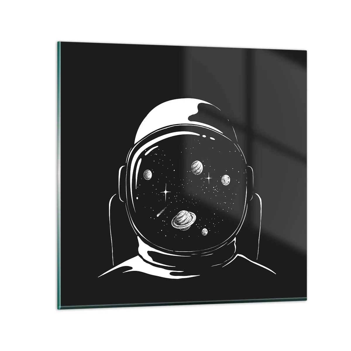 Cuadro sobre vidrio - Impresiones sobre Vidrio - Bonita vista - 50x50 cm