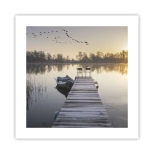 Póster - Volveré en un rato - 40x40 cm