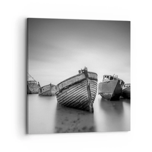 Cuadro sobre lienzo - Impresión de Imagen - Ahora solo quedan los recuerdos... - 70x70 cm