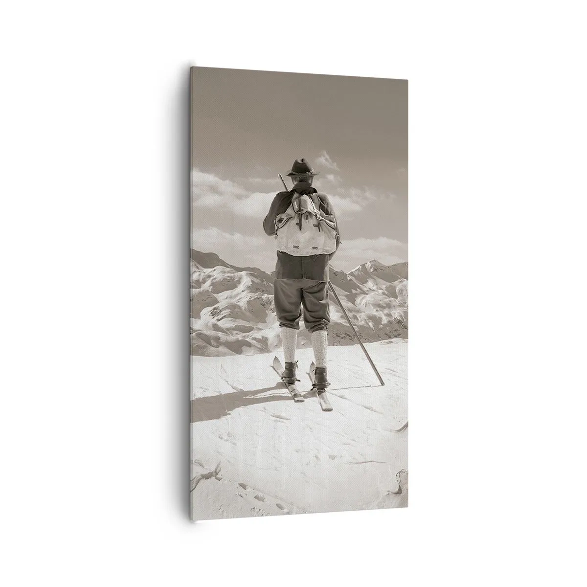 Cuadro sobre lienzo - Impresión de Imagen - El techo del mundo - 65x120 cm