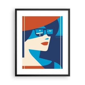 Póster en marco negro - Cartel de vacaciones - 40x50 cm