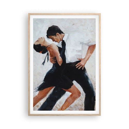 Póster en marco roble claro - El tango de mis sueños - 70x100 cm