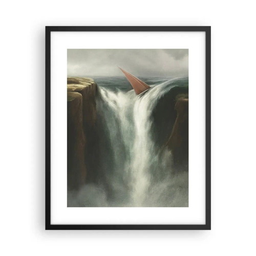 Póster en marco negro - Precauciones de la vida - 40x50 cm