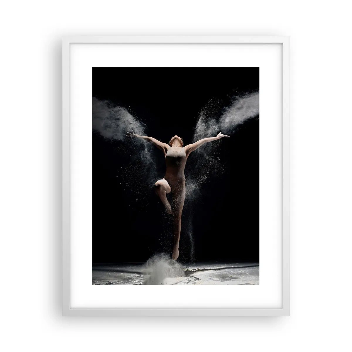 Póster en marco blanco - Los duendes existen - 40x50 cm