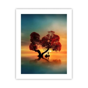 Póster - La lejanía y el silencio del mundo - 40x50 cm