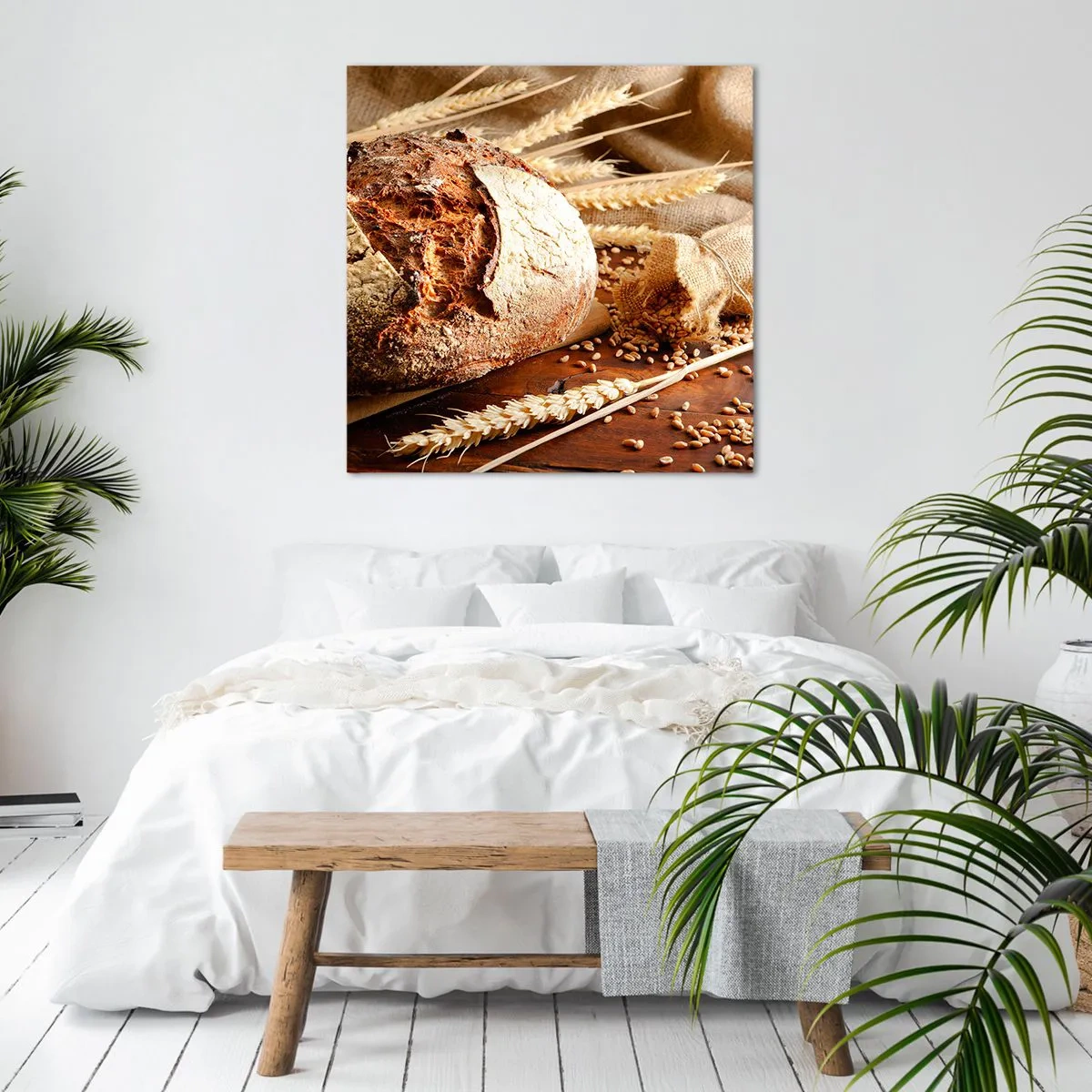 Cuadro sobre lienzo - Impresión de Imagen - Apetitoso, fragante, crujiente - 50x50 cm