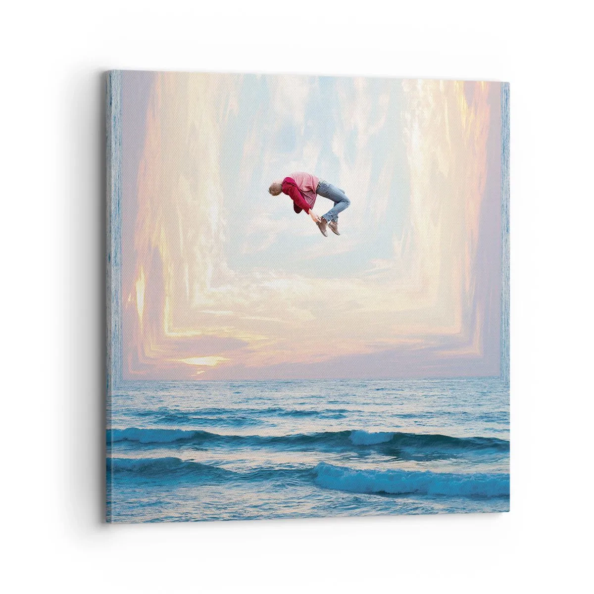 Cuadro sobre lienzo - Impresión de Imagen - A otra dimensión - 70x70 cm