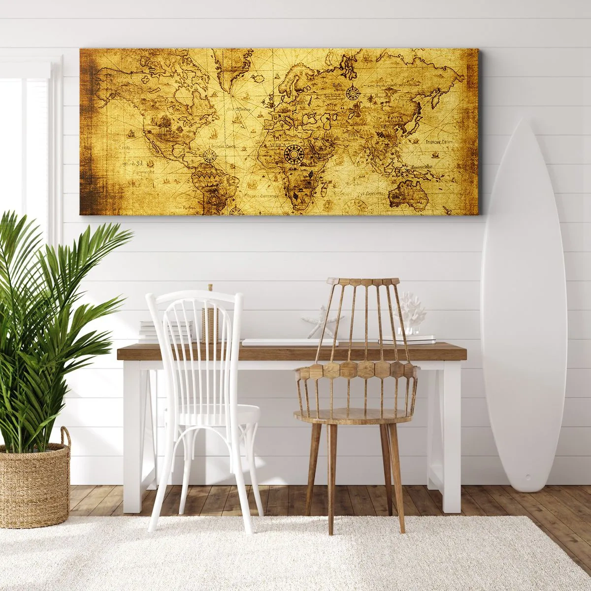 Cuadro sobre lienzo - Impresión de Imagen - Extraño es este mundo - 90x30 cm