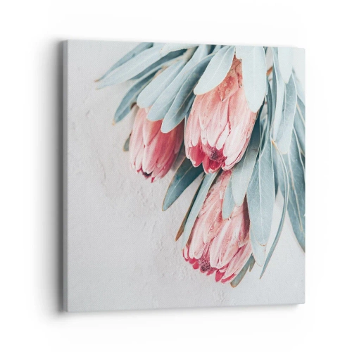 Cuadro sobre lienzo - Impresión de Imagen - Avergonzada de su propia belleza - 40x40 cm