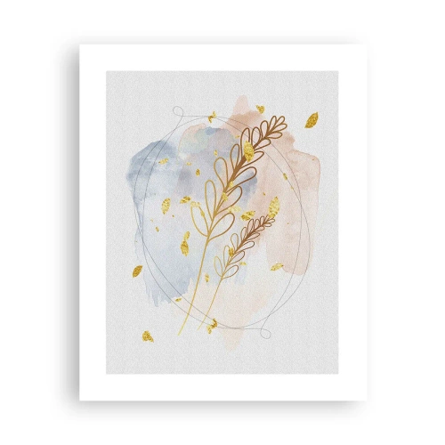 Póster - Ráfaga dorada - 40x50 cm