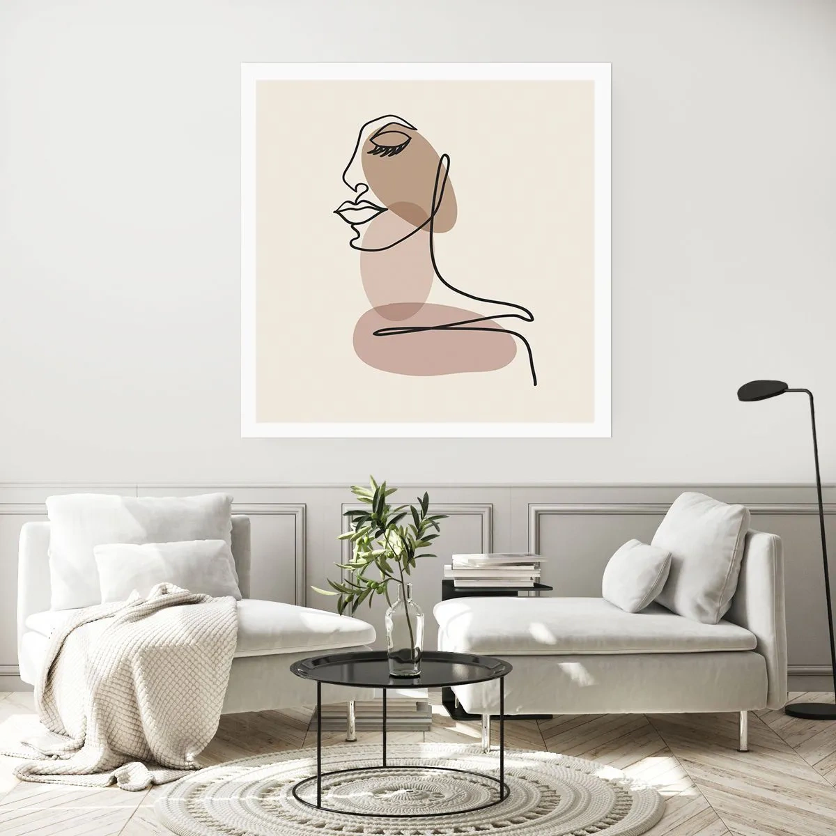 Póster - Escucharse a sí misma - 60x60 cm