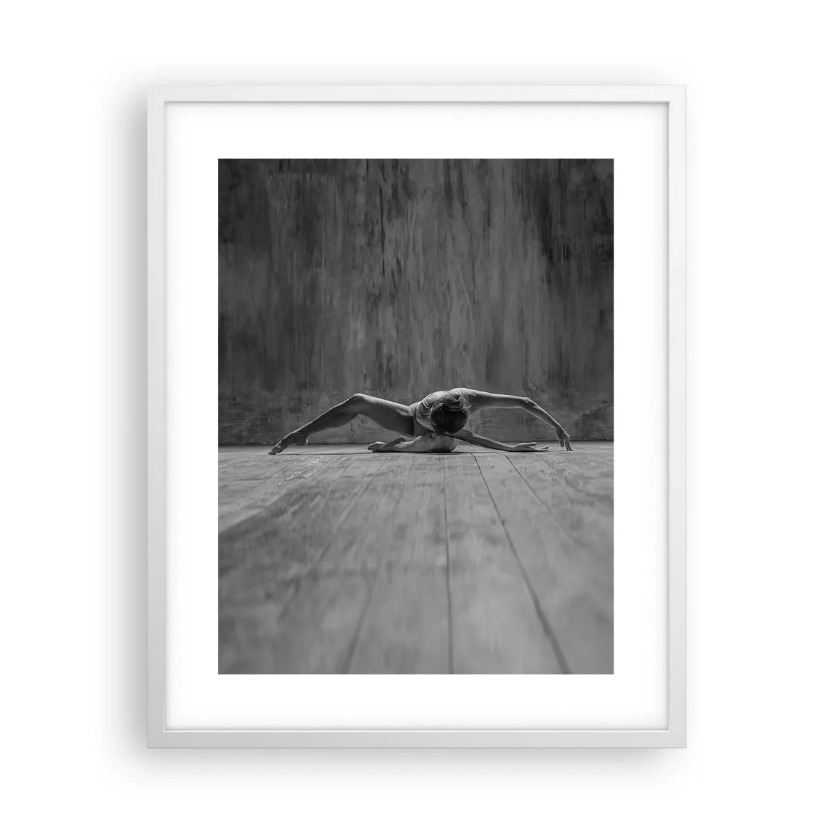 Póster en marco blanco - Simetría encontrada - 40x50 cm