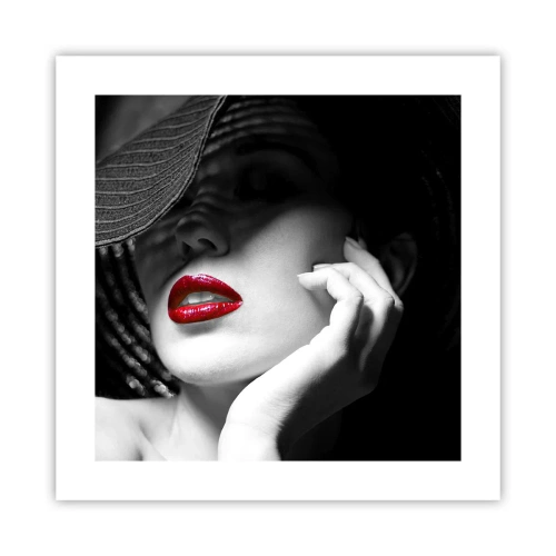 Póster - Estudio en escarlata - 40x40 cm