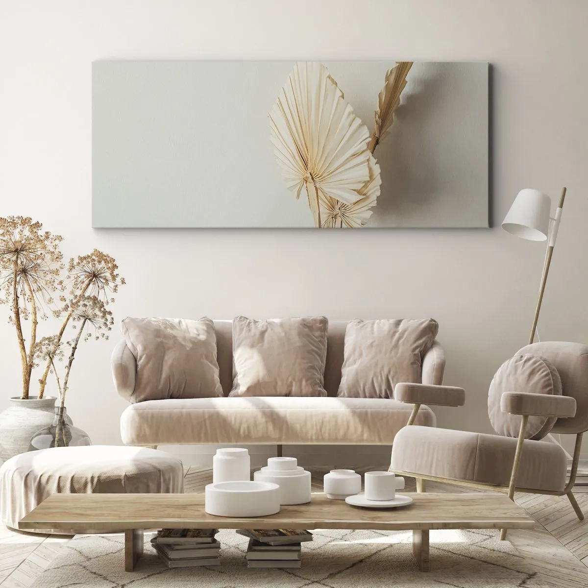Cuadro sobre lienzo - Impresión de Imagen - Armonía y consuelo - 100x40 cm
