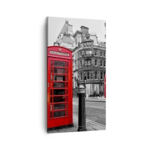 Cuadro sobre lienzo - Impresión de Imagen - El más rojo de Europa - 45x80 cm