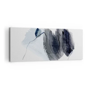 Cuadro sobre lienzo - Impresión de Imagen - Intensidad y movimiento - 100x40 cm