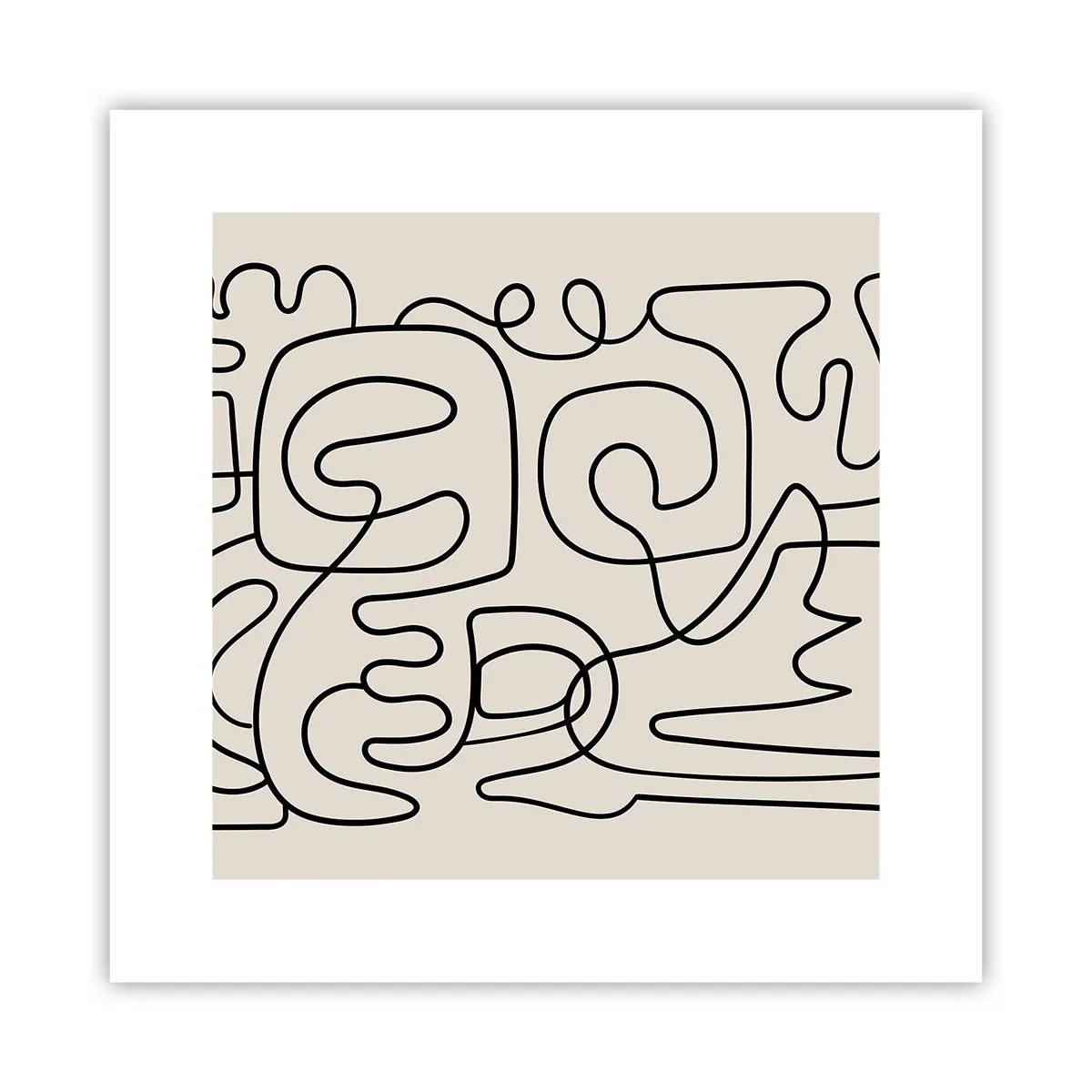 Póster - El camino correcto - 30x30 cm