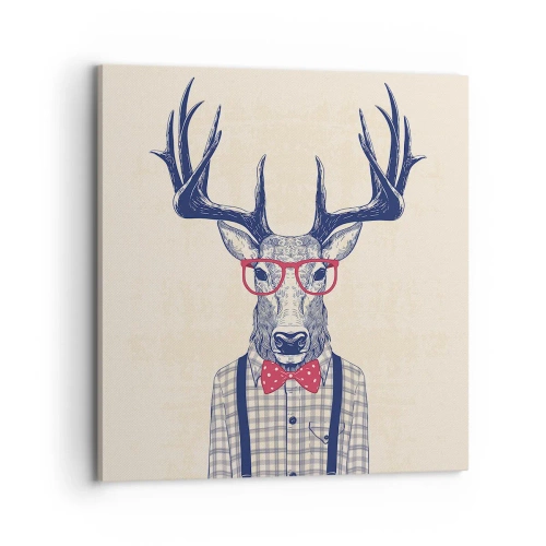 Cuadro sobre lienzo - Impresión de Imagen - Una extravagancia lúdica - 70x70 cm