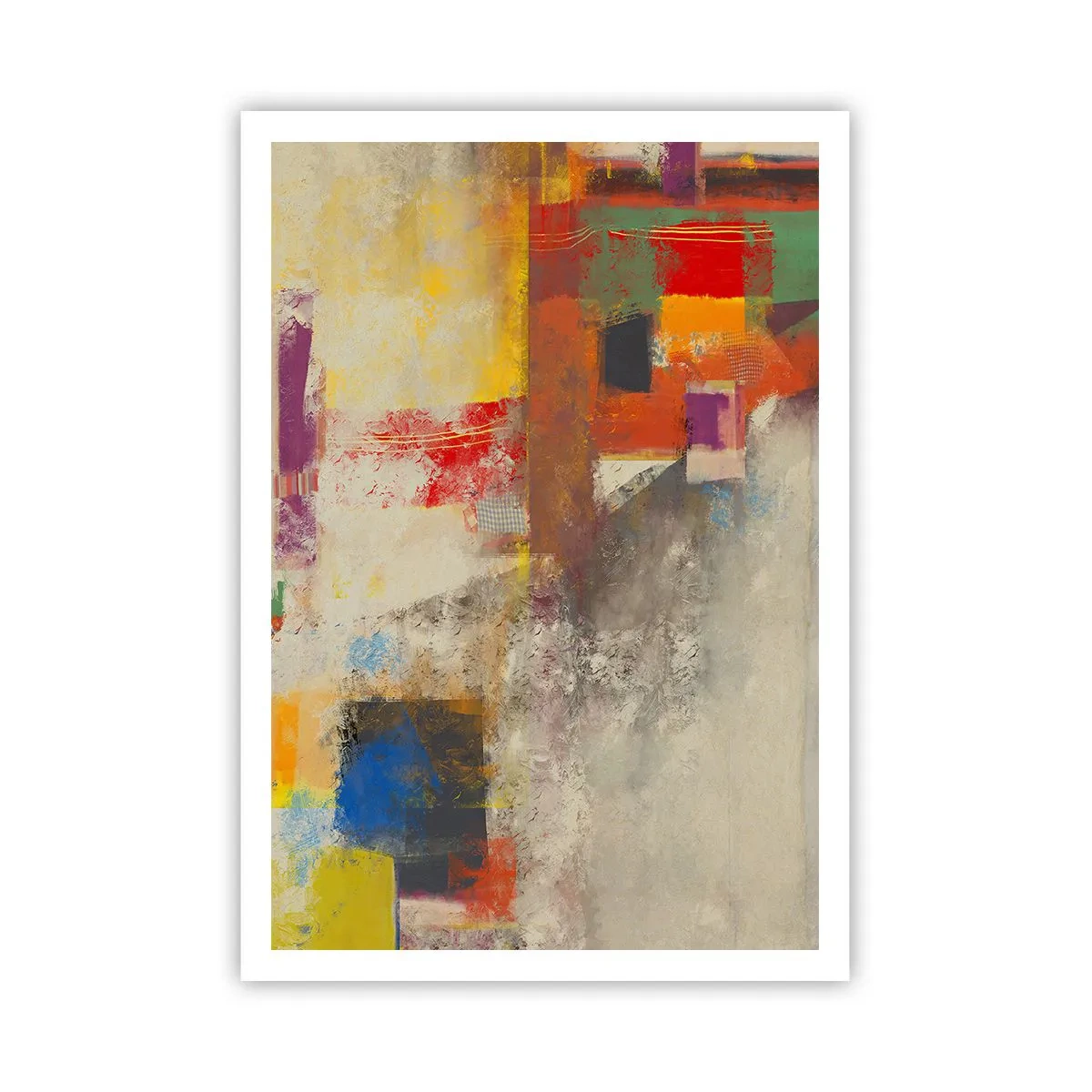 Póster - Geometría de color - 70x100 cm