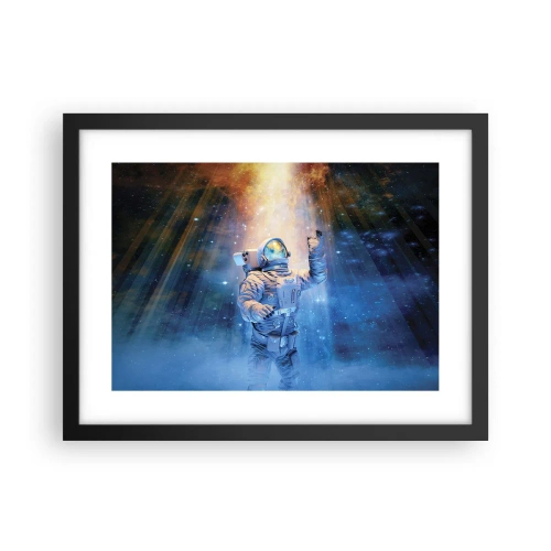 Póster en marco negro - El descubrimiento - 40x30 cm
