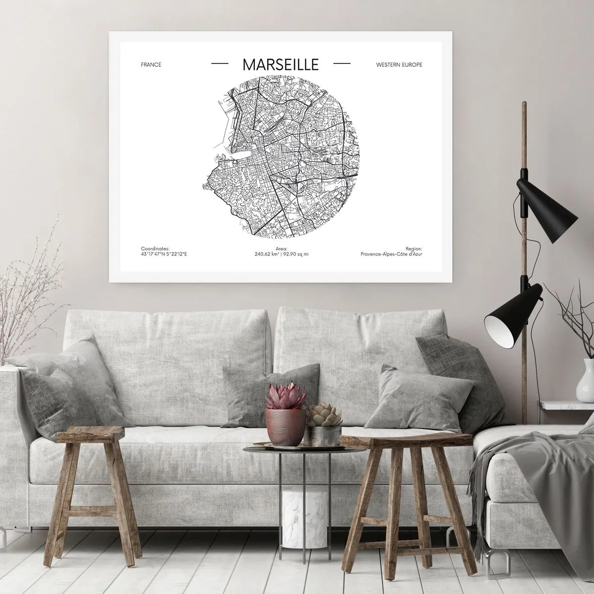 Póster - Anatomía de Marsella - 70x50 cm