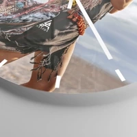 Esfera sin numeración, con rayas