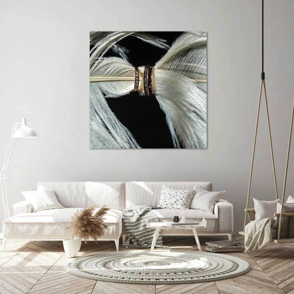 Cuadro sobre lienzo - Impresión de Imagen - ...y no te dejaré.... - 70x70 cm