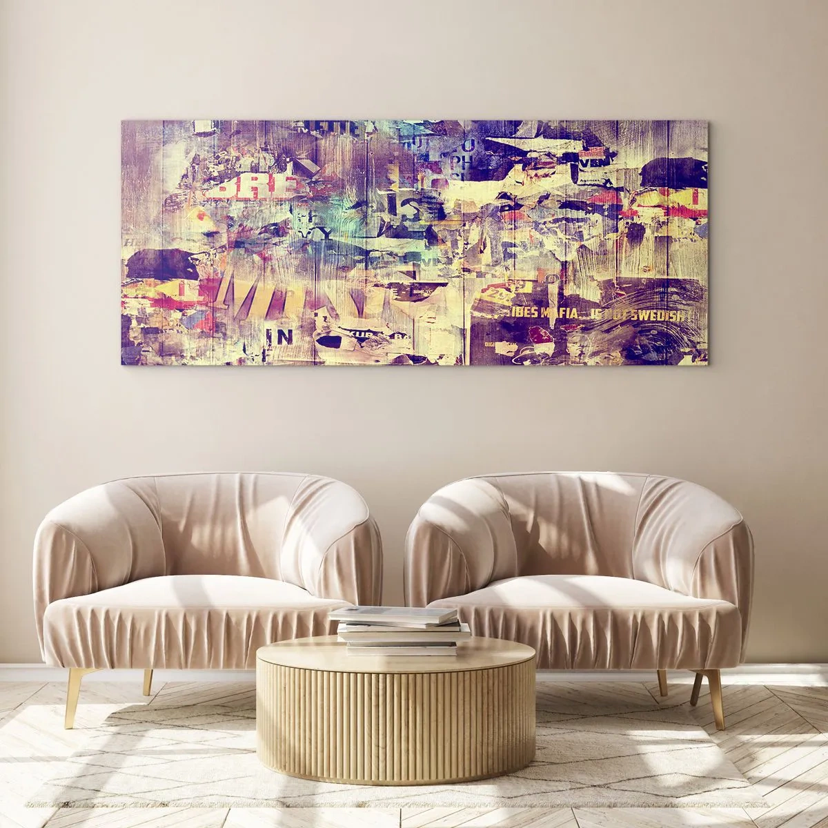 Cuadro sobre vidrio - Impresiones sobre Vidrio - Y eso es todo lo que quedará - 90x30 cm