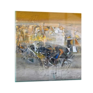Cuadro sobre vidrio - Impresiones sobre Vidrio - Todo se pondrá en su sitio - 30x30 cm