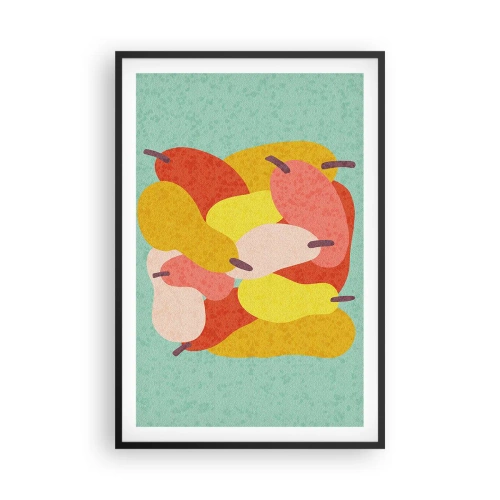 Póster en marco negro - Saborear el sol del verano - 61x91 cm