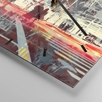 Esfera sin numeración, con rayas