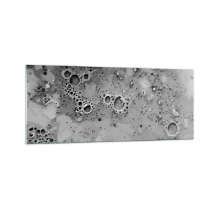 Cuadro sobre vidrio - Impresiones sobre Vidrio - Como un paisaje lunar - 100x40 cm