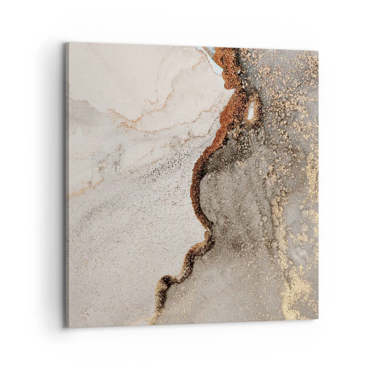 Cuadro sobre lienzo - Impresión de Imagen - En la frontera de los colores - 60x60 cm