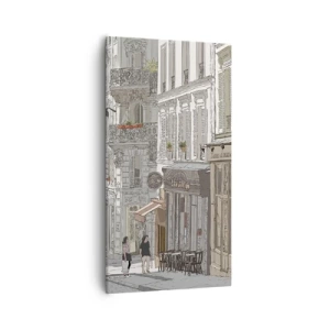 Cuadro sobre lienzo - Impresión de Imagen - Alegrías urbanas - 55x100 cm