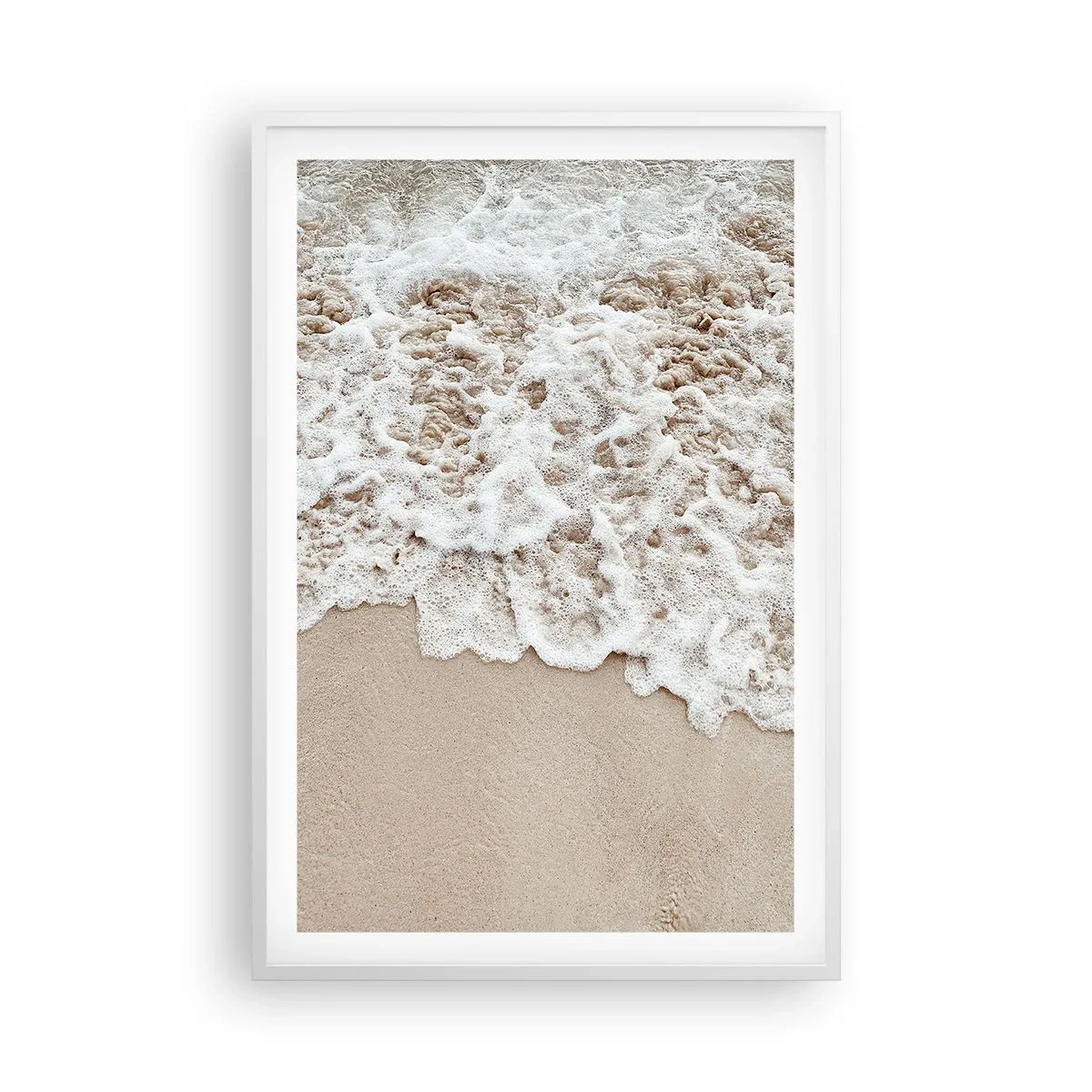 Póster en marco blanco - Enseguida volvemos - 61x91 cm