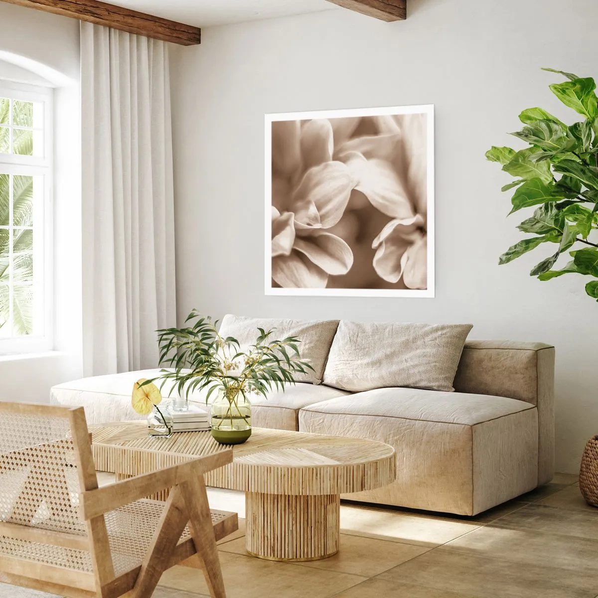 Póster - Suave como una sonrisa - 50x50 cm