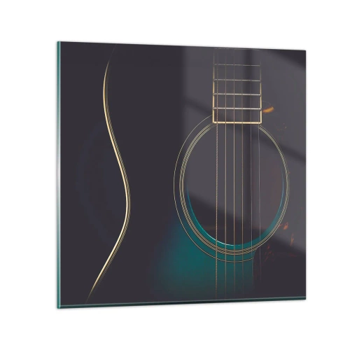 Cuadro sobre vidrio - Impresiones sobre Vidrio - Un momento antes de que suene - 40x40 cm