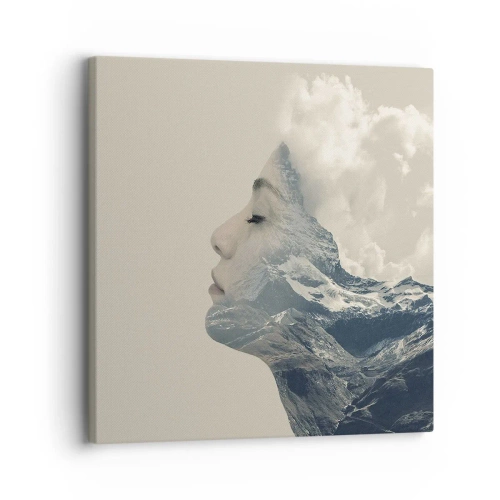 Cuadro sobre lienzo - Impresión de Imagen - La belleza de los elementos - 30x30 cm