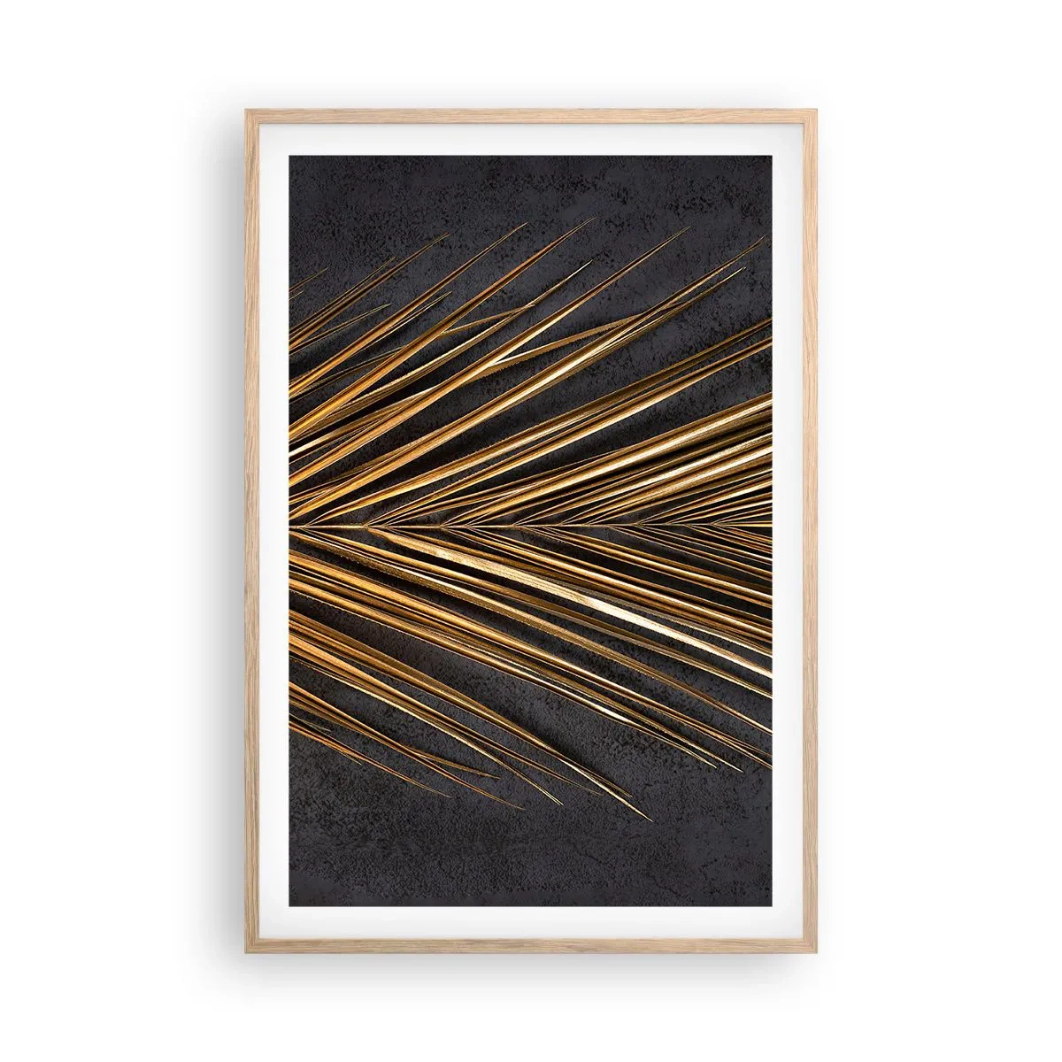 Póster en marco roble claro - El oro de los trópicos - 61x91 cm