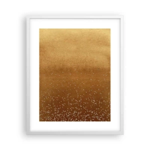 Póster en marco blanco - Nacimiento de la luz - 40x50 cm