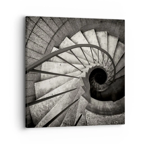 Cuadro sobre lienzo - Impresión de Imagen - Escaleras arriba, escaleras abajo - 30x30 cm