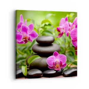 Cuadro sobre lienzo - Impresión de Imagen - Una pirámide de paz - 30x30 cm