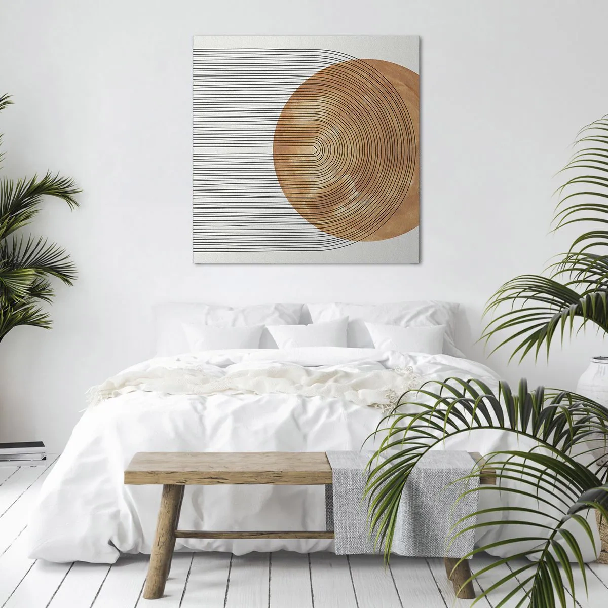 Cuadro sobre lienzo - Impresión de Imagen - Una composición soleada - 60x60 cm