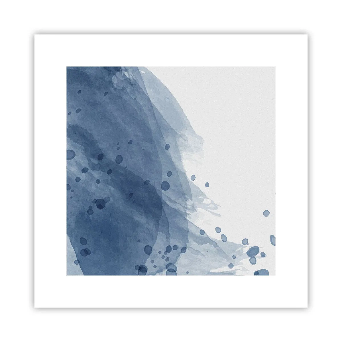 Póster - Tul azul - 30x30 cm